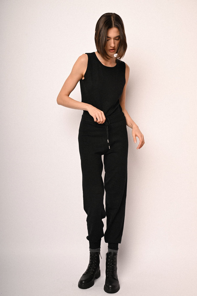 Pantaloni joggers in maglia