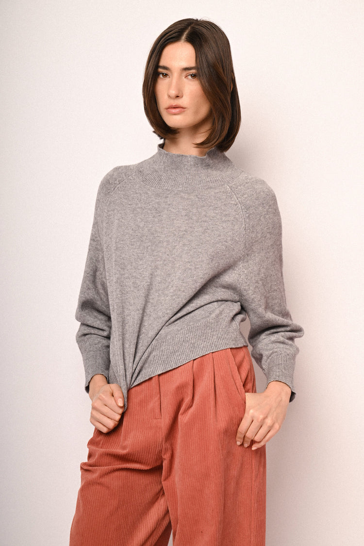 Lupetto con maniche raglan