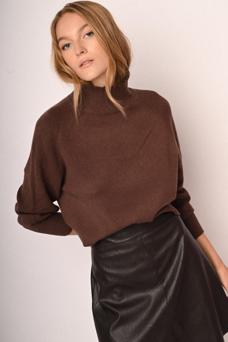 Lupetto con maniche raglan