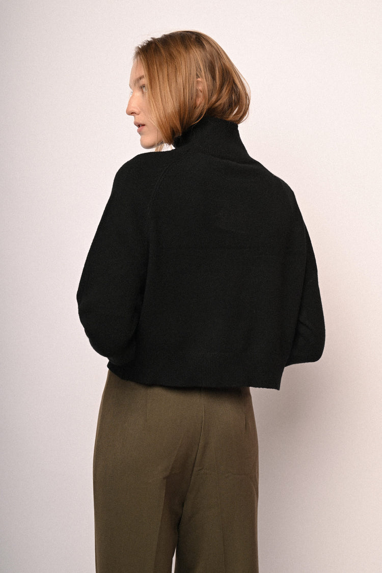Lupetto con maniche raglan