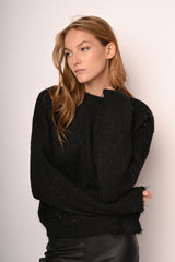 Maglia con decorazione strass