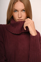 Dolcevita oversize con maniche a pipistrello