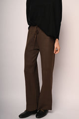 Pantaloni palazzo in maglia
