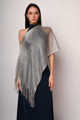Poncho-stola in lurex
