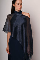 Poncho-stola in lurex