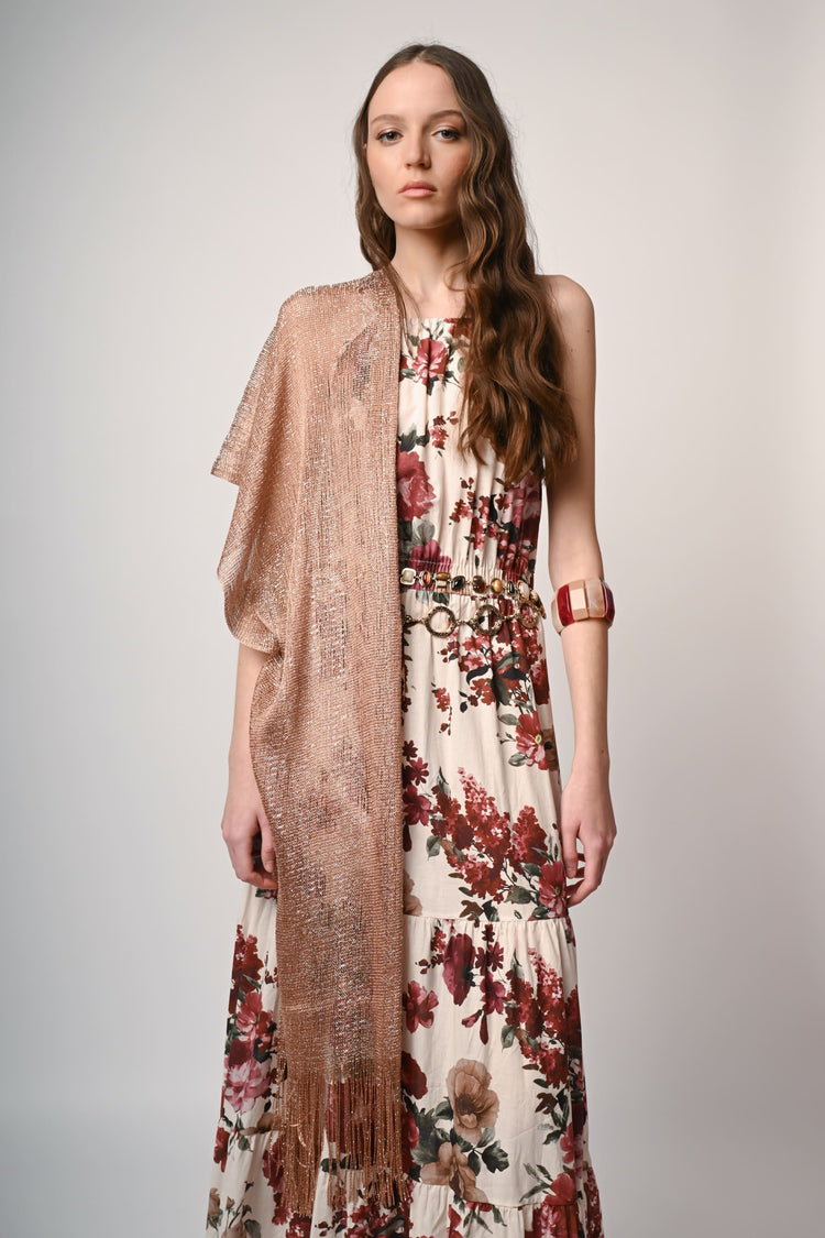 Poncho-stola in lurex