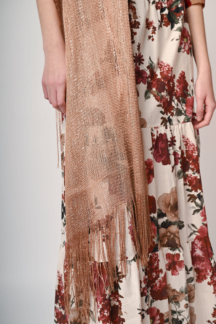 Poncho-stola in lurex