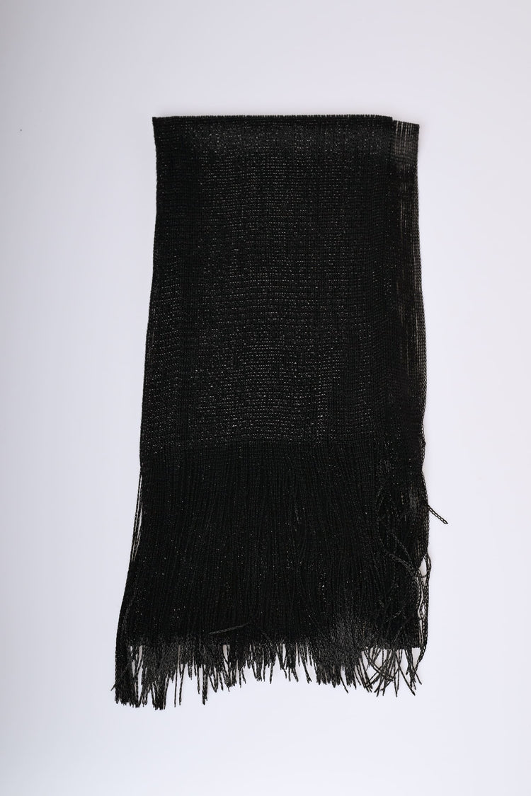 Sciarpa in maglia lamé