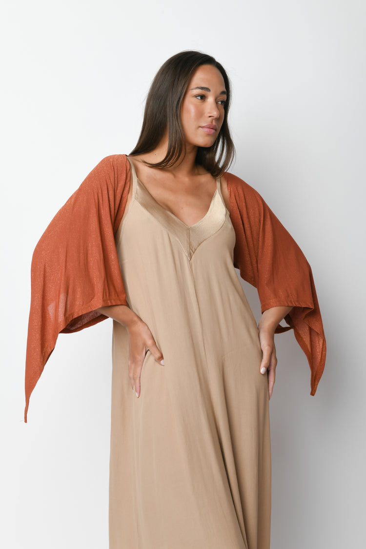 Coprispalle con lurex