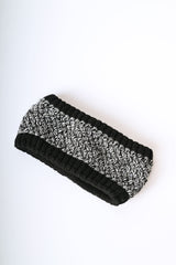 Fascia per capelli in maglia intrecciata