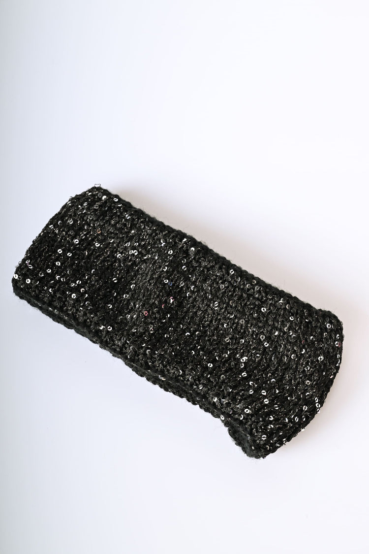 Fascia per capelli con paillettes
