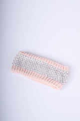 Fascia per capelli con strass