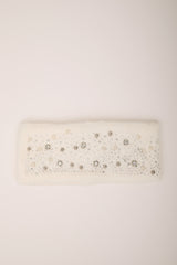 Fascia con perline e strass
