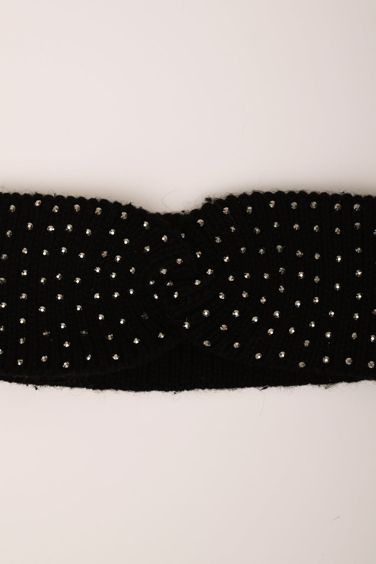Fascia con nodo e strass