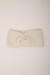 Fascia bianca lurex con nodo