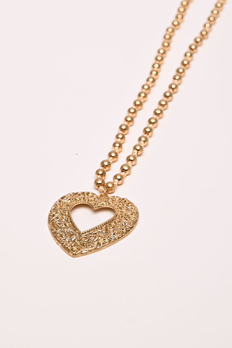 Collana con pendente a cuore