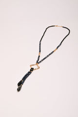 Collana lunga con perline