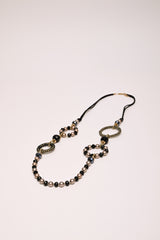 Collana con perline e cerchi