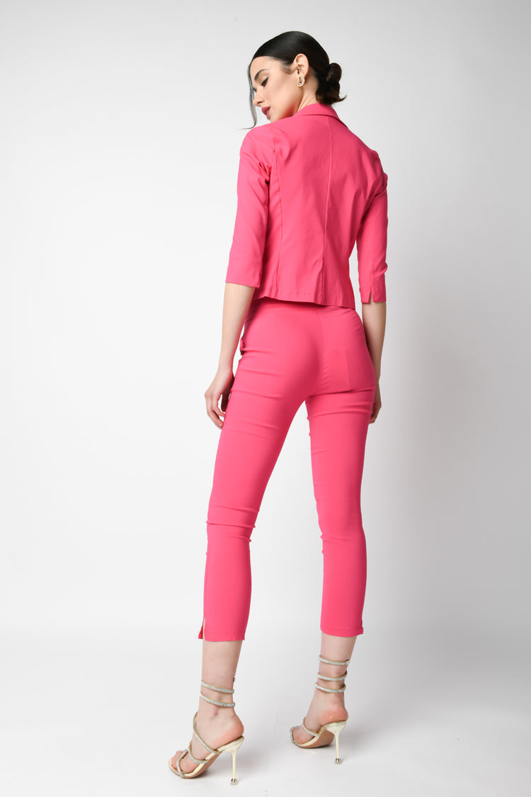 Pantaloni slim-fit con spacchetti