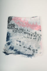Sciarpa a stampa tie-dye