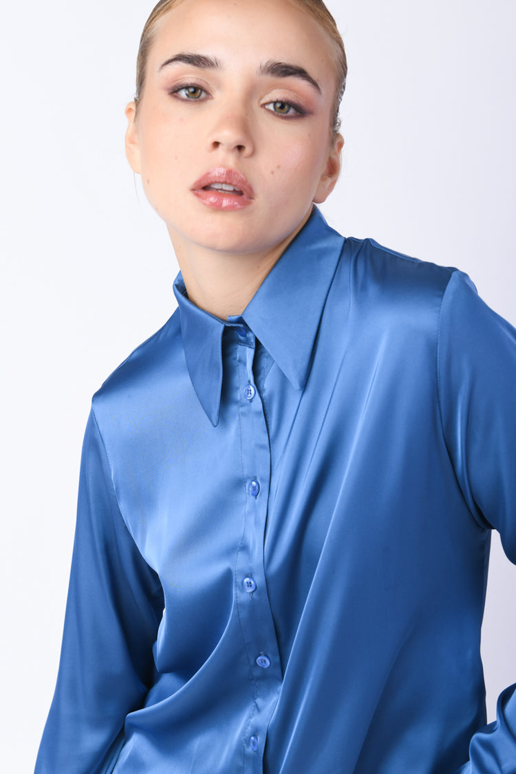 Camicia in raso