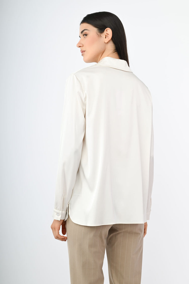 Camicia in raso