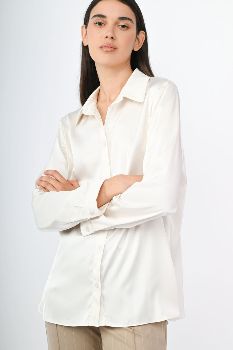 Camicia in raso