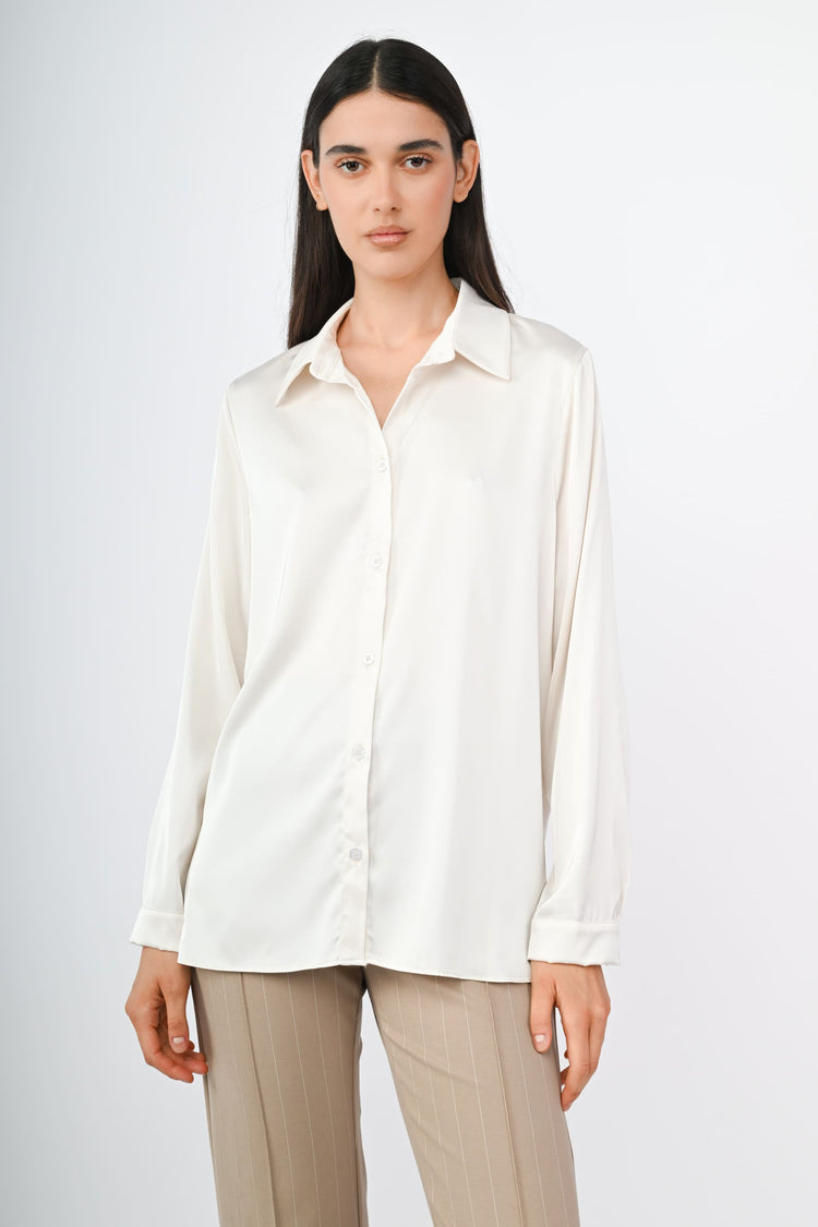 Camicia in raso