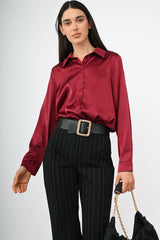 Camicia in raso
