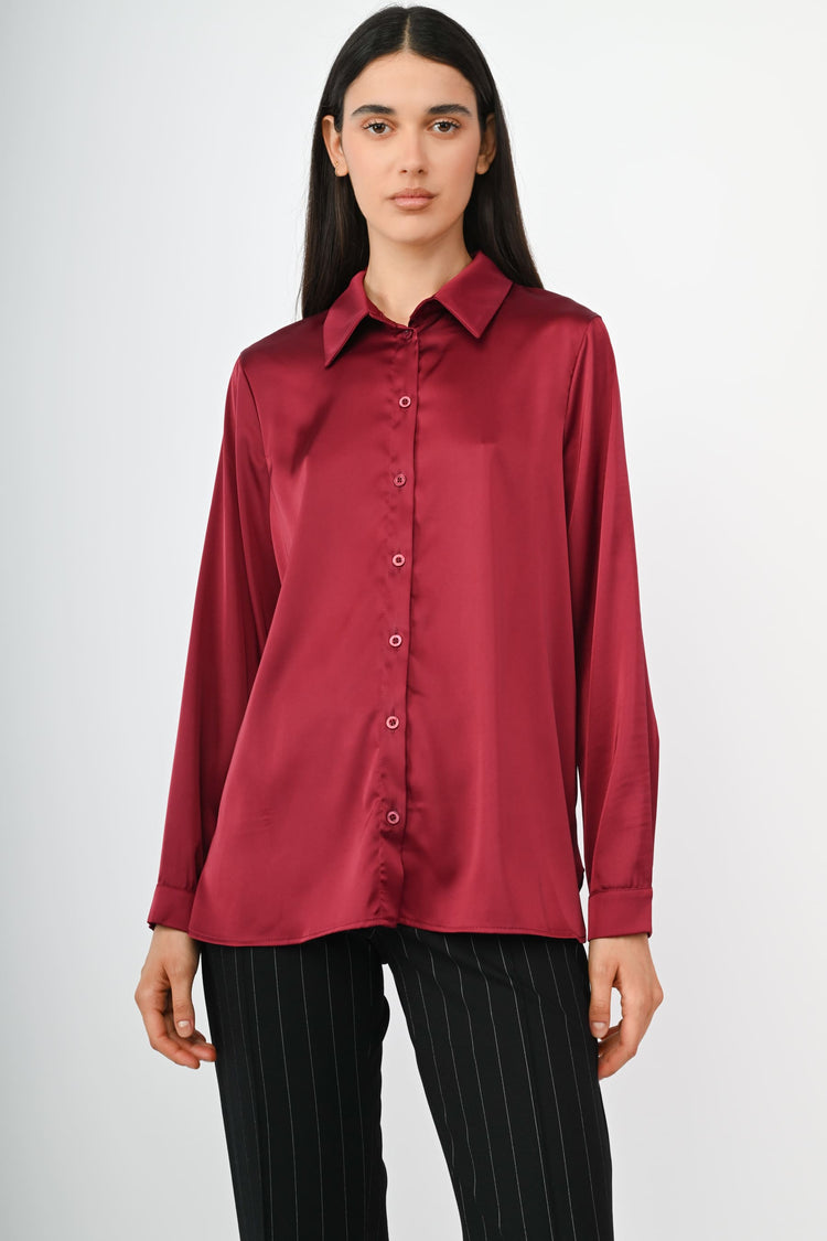Camicia in raso