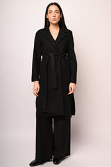 Cappotto con cintura