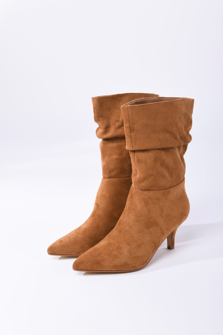 Stivaletti in faux suede