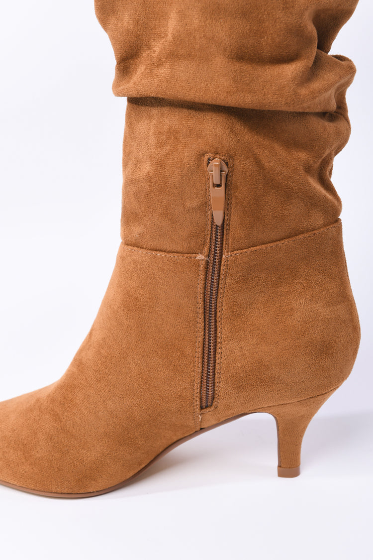 Stivaletti in faux suede