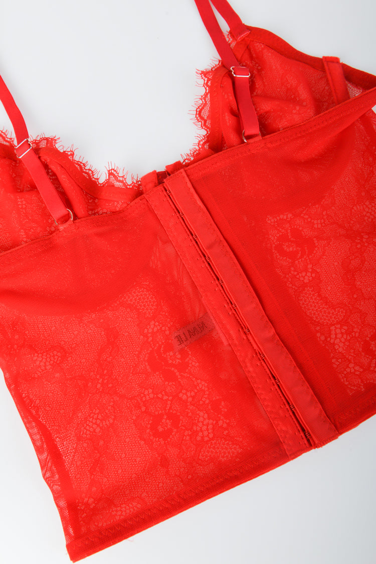Corsetto in pizzo