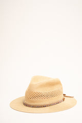 Cappello paglia con perline