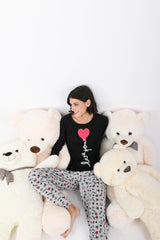Pigiama Love You misto cotone