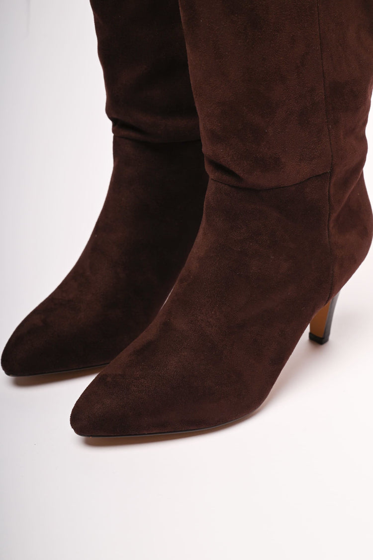 Stivali in faux suede
