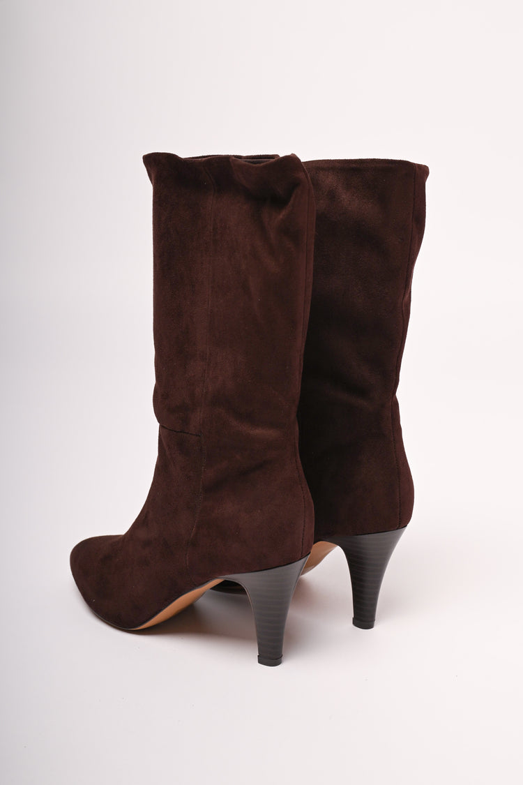 Stivali in faux suede