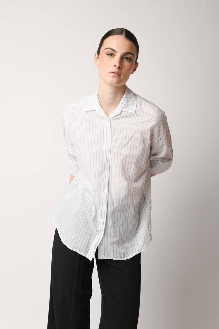 Camicia oversize a righe