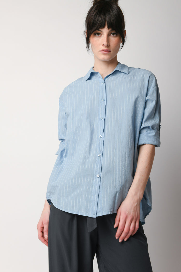 Camicia oversize a righe