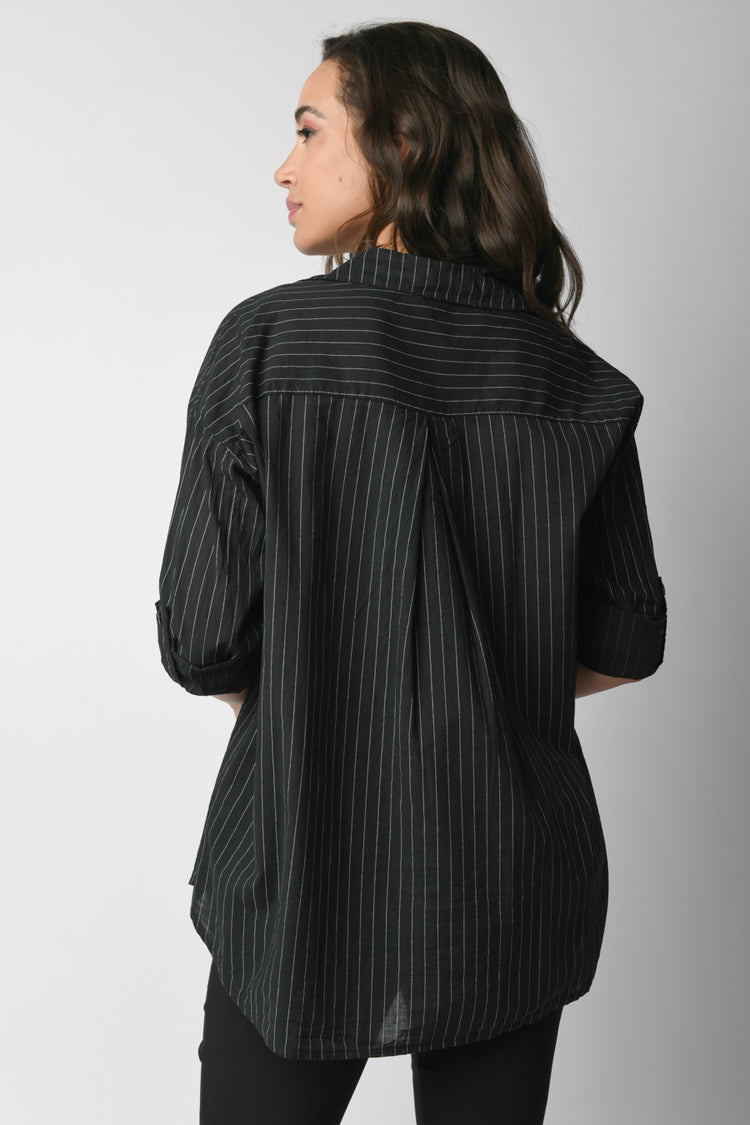 Camicia oversize a righe
