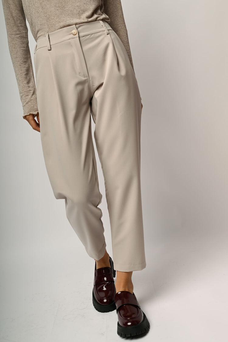 Pantaloni a gamba dritta con pinces