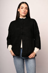 Cardigan con colletto alla coreana