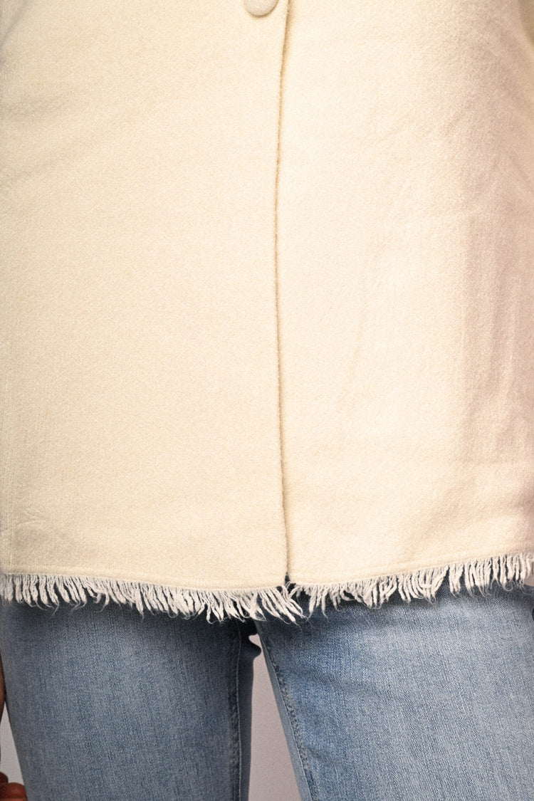 Cardigan con colletto alla coreana