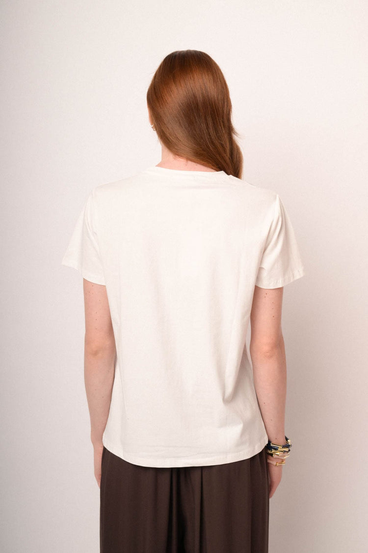 T-shirt Fashion Soul in cotone bianco