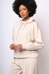 Felpa loose-fit con cappuccio