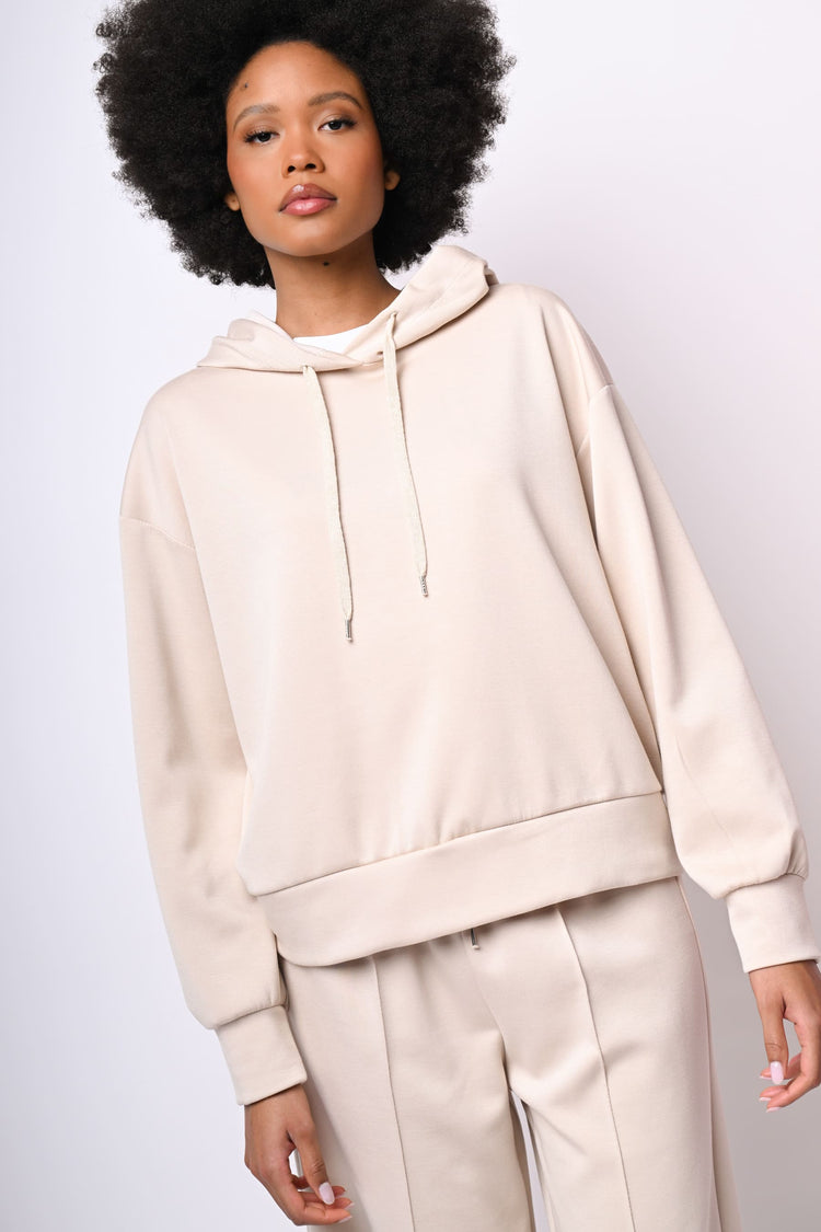 Felpa loose-fit con cappuccio