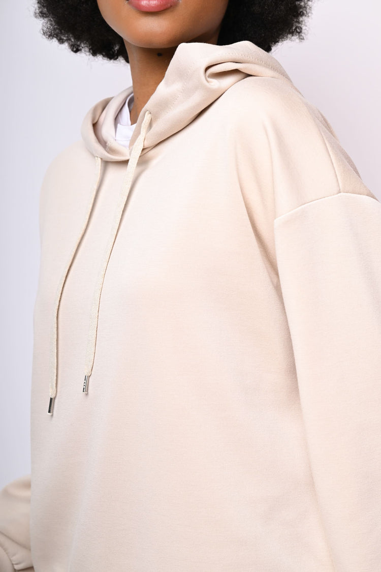 Felpa loose-fit con cappuccio