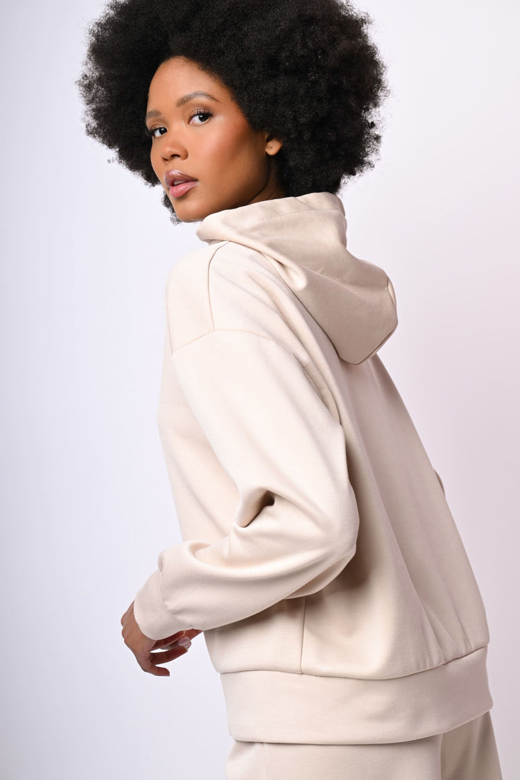 Felpa loose-fit con cappuccio