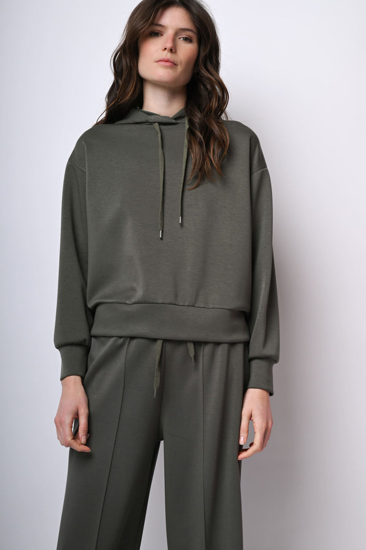 Felpa loose-fit con cappuccio